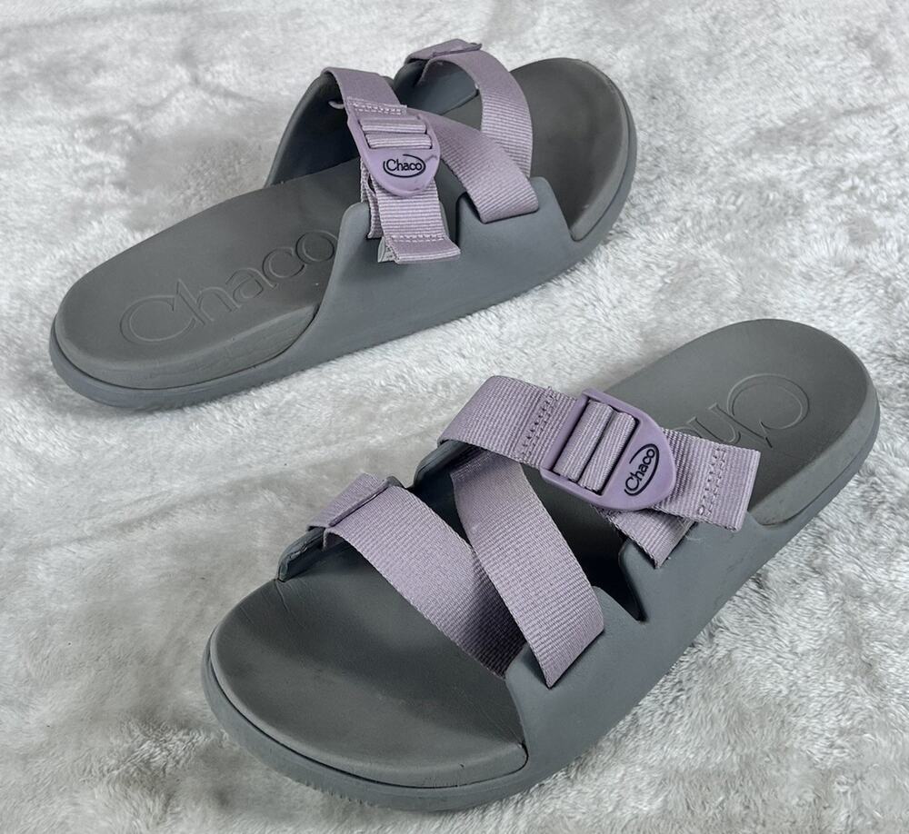 NICE Chaco Chillos Slide Sandal Women’s 9 Lilac Adjustable Straps JCH107824